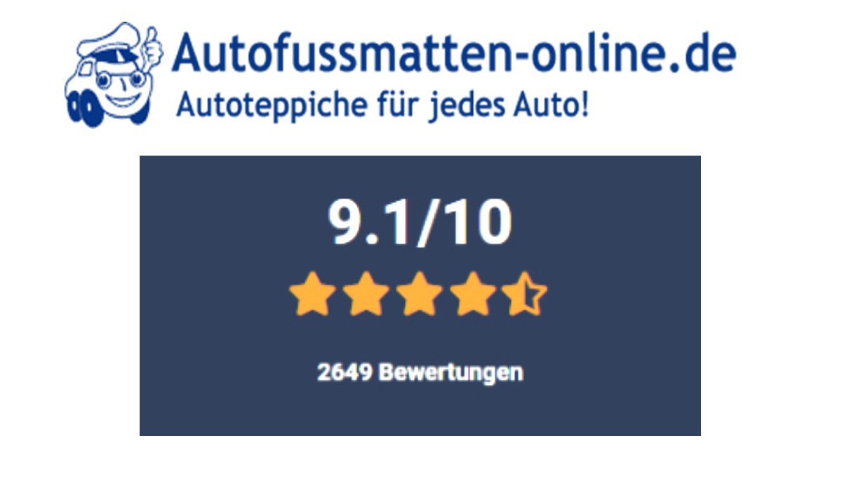 Autofußmatten in großer Auswahl autofußmatten-online.de